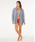 RIP CURL/072WSH ブラウス シャツ セットアップ対応 BEACH DAYS PINSTRIPE インポート リップカール レディース ムラサキスポーツ