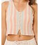 RIP CURL/07QWSH タンクトップ ノースリーブ セットアップ対応 PREMIUM SURF STRIPE TOP インポート リップカール レディース ムラサキスポーツ