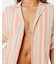 RIP CURL/07RWSH ブラウス シャツ 半袖シャツ セットアップ対応 SURF STRIPE S/S SHIRT インポート リップカール レディース ムラサキスポーツ