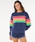 RIP CURL/0BEWFL 裏毛 トレーナー インポート スウェット セットアップ対応 リップカール レディース ムラサキスポーツ