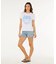 RIP CURL/0M2WTE 半袖Tシャツ インポート SUN BEAMS STANDARD TEE リップカール レディース ムラサキスポーツ