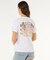 RIP CURL/0M3WTE 半袖Tシャツ インポート POOLSIDE RELAXED TEE リップカール レディース ムラサキスポーツ