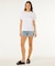 RIP CURL/0M3WTE 半袖Tシャツ インポート POOLSIDE RELAXED TEE リップカール レディース ムラサキスポーツ