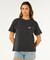 RIP CURL/0M3WTE 半袖Tシャツ インポート POOLSIDE RELAXED TEE リップカール レディース ムラサキスポーツ