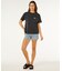 RIP CURL/0M3WTE 半袖Tシャツ インポート POOLSIDE RELAXED TEE リップカール レディース ムラサキスポーツ