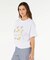 RIP CURL/0M4WTE 半袖Tシャツ インポート POOLSIDE HERITAGE TEE リップカール レディース ムラサキスポーツ