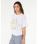 RIP CURL/0M4WTE 半袖Tシャツ インポート POOLSIDE HERITAGE TEE リップカール レディース ムラサキスポーツ