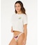 RIP CURL/0MFWTE 半袖Tシャツ インポート クロップドTシャツ SURF SIDE CROPPED TEE リップカール レディース ムラサキスポーツ