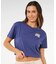 RIP CURL/0MFWTE 半袖Tシャツ インポート クロップドTシャツ SURF SIDE CROPPED TEE リップカール レディース ムラサキスポーツ