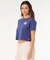 RIP CURL/0MFWTE 半袖Tシャツ インポート クロップドTシャツ SURF SIDE CROPPED TEE リップカール レディース ムラサキスポーツ