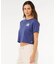 RIP CURL/0MFWTE 半袖Tシャツ インポート クロップドTシャツ SURF SIDE CROPPED TEE リップカール レディース ムラサキスポーツ