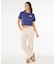 RIP CURL/0MFWTE 半袖Tシャツ インポート クロップドTシャツ SURF SIDE CROPPED TEE リップカール レディース ムラサキスポーツ