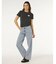 RIP CURL/0MWWTE 半袖Tシャツ RC HEART LOGOS TEE インポート リップカール レディース ムラサキスポーツ