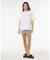 RIP CURL/0N3WTE 半袖Tシャツ ALOHA HERITAGE TEE Tシャツ リップカール レディース ムラサキスポーツ