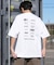 NEW ERA/14856671 半袖 オーバーサイズド コットン Tシャツ Logo Archive ホワイト ニューエラ レディース ムラサキスポーツ