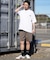 NEW ERA/14856671 半袖 オーバーサイズド コットン Tシャツ Logo Archive ホワイト ニューエラ レディース ムラサキスポーツ