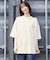 NEW ERA/14856673 半袖 オーバーサイズド コットン Tシャツ Logo Archive クリーム ニューエラ レディース ムラサキスポーツ