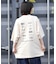 NEW ERA/14856673 半袖 オーバーサイズド コットン Tシャツ Logo Archive クリーム ニューエラ レディース ムラサキスポーツ