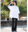 NEW ERA/14856675 半袖 オーバーサイズド コットン Tシャツ Handwritten Logo ホワイト ニューエラ レディース ムラサキスポーツ