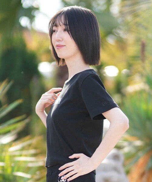 NEW ERA/14857961 Women's 半袖 ミニ Tシャツ Rhinestone ライン