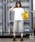 NEW ERA/14857962 Women's 半袖 Tシャツ Flag Logo ホワイト ニューエラ レディース ムラサキスポーツ