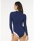 RIP CURL/19YWRV 水着 ビキニ UPF50+ ラッシュガード Surf Stripe UPF Surf Suit リップカール レディース ムラサキスポーツ