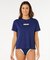 RIP CURL/1A0WRV ラッシュガード UPF50+ 半袖Tシャツ SURF TIDE SS SURF LITE UVケア インポート リップカール レディース ムラサキスポーツ