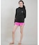 RIP CURL/RCL6S-4302 ラッシュガード 長袖パーカー UVケア 水陸両用 ZIP HOODIE リップカール レディース ムラサキスポーツ