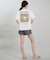 RIP CURL/RCL6S-4306 ラッシュガード 半袖Tシャツ UVケア BOXY WIDE FIT TEE リップカール レディース ムラサキスポーツ