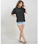 RIP CURL/RCL6S-4306 ラッシュガード 半袖Tシャツ UVケア BOXY WIDE FIT TEE リップカール レディース ムラサキスポーツ