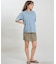 RIP CURL/RCL6S-4306 ラッシュガード 半袖Tシャツ UVケア BOXY WIDE FIT TEE リップカール レディース ムラサキスポーツ