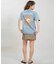 RIP CURL/RCL6S-4306 ラッシュガード 半袖Tシャツ UVケア BOXY WIDE FIT TEE リップカール レディース ムラサキスポーツ