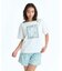 ROXY/RSW261008 水着 3点セット ビキニ ラッシュT 付き REEF NOTE ロキシー レディース ムラサキスポーツ