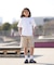 RIPCURL/キッズ RCK6S-2101 WET ICON KIDS TEE 半袖Tシャツ リップカール 男の子 女の子 ムラサキスポーツ