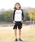 RIPCURL/キッズ RCK6S-4301 BLADE LOGO KIDS RASH 水着 対塩素 長袖 ラッシュガード 男の子 女の子 ムラサキスポーツ