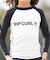RIPCURL/キッズ RCK6S-4301 BLADE LOGO KIDS RASH 水着 対塩素 長袖 ラッシュガード 男の子 女の子 ムラサキスポーツ