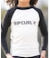 RIPCURL/キッズ RCK6S-4301 BLADE LOGO KIDS RASH 水着 対塩素 長袖 ラッシュガード 男の子 女の子 ムラサキスポーツ