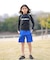 RIPCURL/キッズ RCK6S-4301 BLADE LOGO KIDS RASH 水着 対塩素 長袖 ラッシュガード 男の子 女の子 ムラサキスポーツ