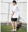 NEWERA/14774256 水着 吸水速乾 耐塩素 耐海水 水陸両用 ラッシュガード 半袖 Tシャツ ニューエラ メンズ ムラサキスポーツ