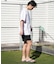NEWERA/14774256 水着 吸水速乾 耐塩素 耐海水 水陸両用 ラッシュガード 半袖 Tシャツ ニューエラ メンズ ムラサキスポーツ