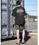 NEWERA/14774257 水着 吸水速乾 耐塩素 耐海水 水陸両用 ラッシュガード 半袖 Tシャツ ニューエラ メンズ ムラサキスポーツ