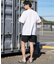 NEWERA/14774259 水着 吸水速乾 耐塩素 耐海水 水陸両用 ラッシュガード 半袖 Tシャツ ニューエラ メンズ ムラサキスポーツ