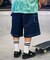 ELEMENT/BG021602 SHOD SHORTS PAINT ショートパンツ デニム エレメント メンズ ムラサキスポーツ