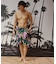 QUIKSILVER/EQYJV04223 水着 EVERYDAY PRINTED VOLLEY 19 ジャムボードショーツ 19インチ インナーショーツ付き (ウエストゴムタイプ) ノンストレッチ・撥水加工 トランクス クイックシルバー メンズ ムラサキスポーツ
