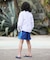 QUIKSILVER/キッズ 水着 CHECKER ZIP YOUTH ジップラッシュガード UPF50+ 接触冷感 速乾 クイックシルバー 男の子 ムラサキスポーツ
