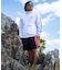 QUIKSILVER/QLY261009 水着 OMNI MW ZIP HOODIE 長袖ラッシュガード ハイネック UPF50+ 接触冷感 速乾 クイックシルバー メンズ ムラサキスポーツ