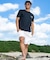 QUIKSILVER/水着 QLY261022 HAND DRAWN SS サーフTシャツ 速乾 半袖Tシャツ クイックシルバー メンズ ムラサキスポーツ