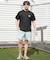 【ムラサキスポーツ別注】QUIKSILVER/QLY261623M 水着 ラッシュガード 半袖 Tシャツ メンズ UVカット 速乾 接触冷感 水陸両用 クイックシルバー メンズ ムラサキスポーツ限定