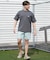 【ムラサキスポーツ別注】QUIKSILVER/QLY261625M 水着 ラッシュガード 半袖 Tシャツ メンズ UVカット 速乾 接触冷感 水陸両用 クイックシルバー メンズ ムラサキスポーツ限定