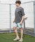 【ムラサキスポーツ別注】QUIKSILVER/QLY261625M 水着 ラッシュガード 半袖 Tシャツ メンズ UVカット 速乾 接触冷感 水陸両用 クイックシルバー メンズ ムラサキスポーツ限定